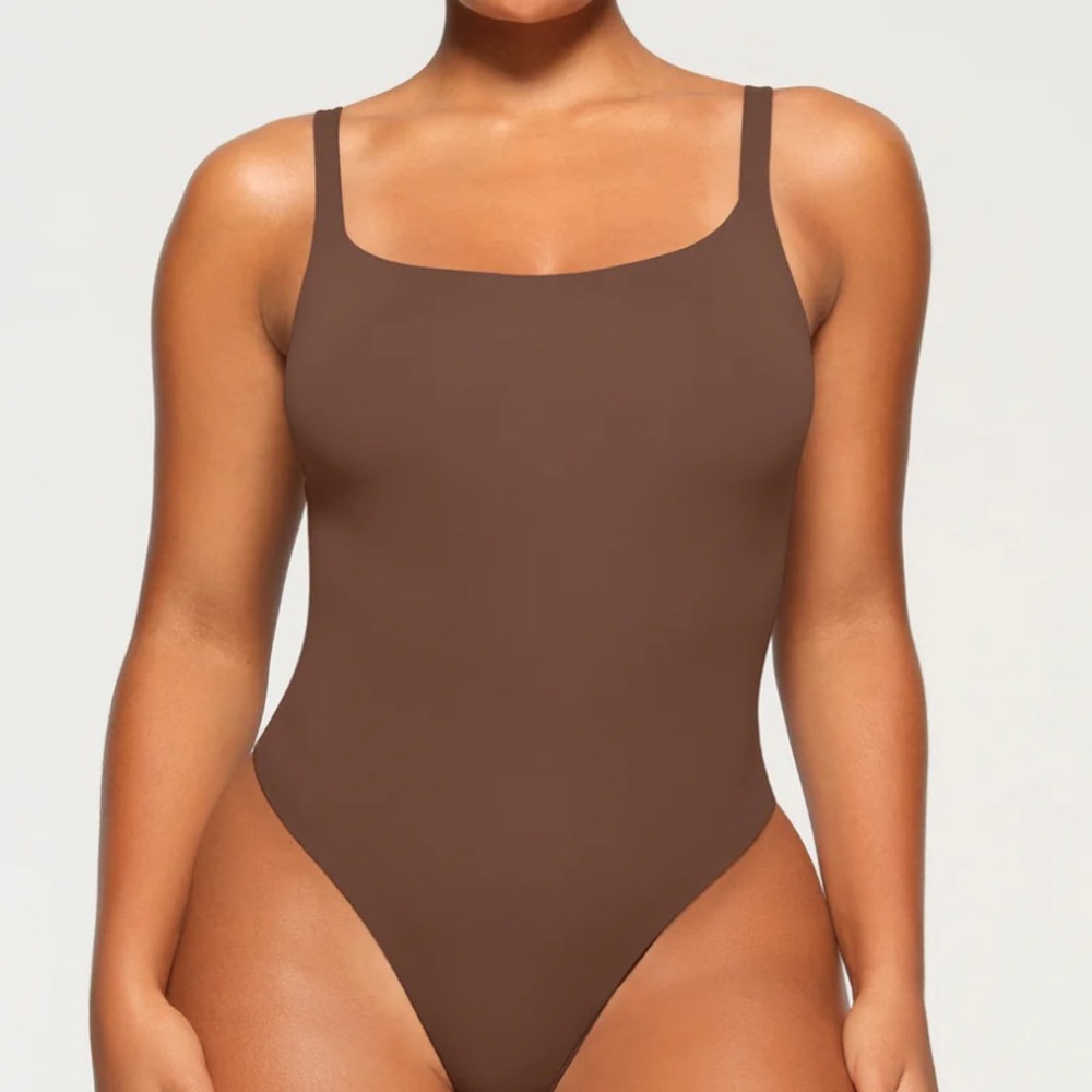 SKIMS Fits Everybody Square Neck Bodysuit NWT XL